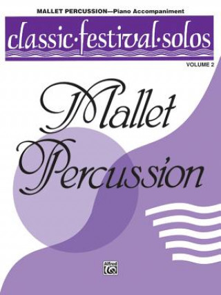 Kniha CLASSIC FEST SOLOS II MALLETS PNO ACC Alfred Music