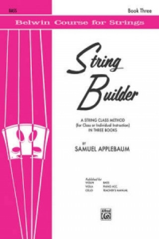 Carte STRING BUILDER 3 DOUBLE BASS SAMUEL APPLEBAUM