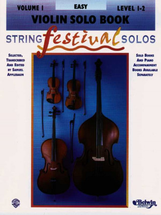 Книга STRING FEST SOLO VIOLIN V1 SOLO Samuel Applebaum