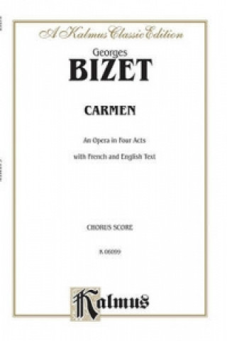Kniha BIZET CARMEN CHORUS PART V GEORGES BIZET