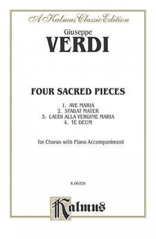Könyv VERDI FOUR SACRED PIECES Giuseppe Verdi