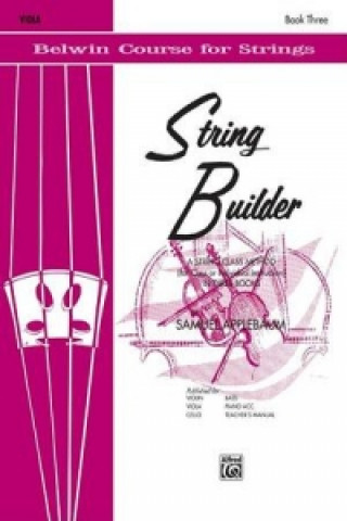 Kniha STRING BUILDER 3 VIOLA SAMUEL APPLEBAUM