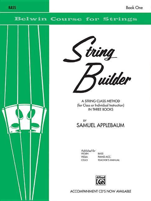 Carte STRING BUILDER 1 DOUBLE BASS SAMUEL APPLEBAUM