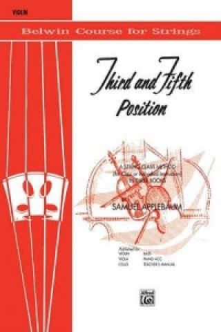 Book 3RD 5TH POSITION STUDIES VIOLIN SAMUEL APPLEBAUM