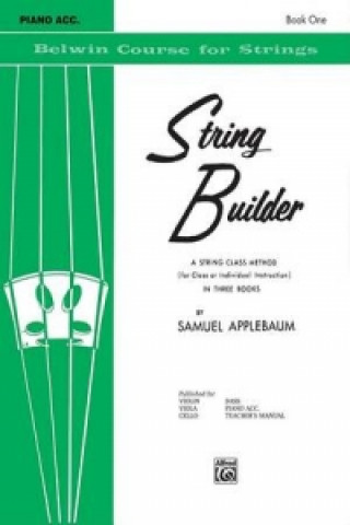 Knjiga STRING BUILDER 1 PIANO ACC SAMUEL APPLEBAUM