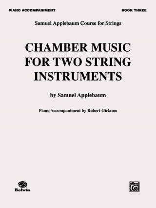 Книга CHAMBER MUSIC FOR TWO STR INST BK3 PNO SAMUEL APPLEBAUM