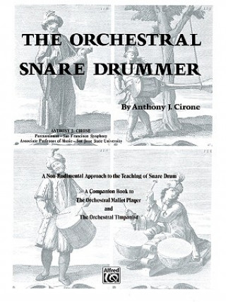 Carte ORCHESTRAL SNARE DRUMMER THE ANTHONY J. CIRONE