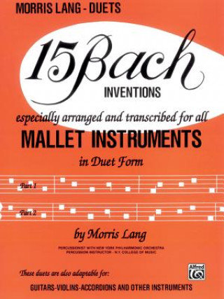 Книга 15 BACH INVENTIONS MALLET Johann Sebastian Bach