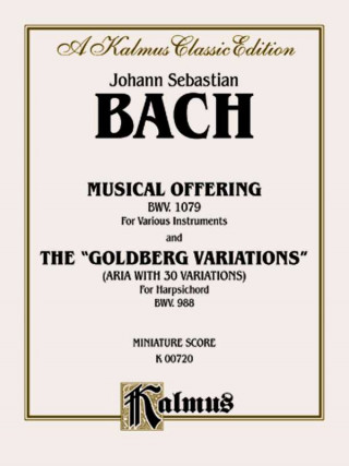 Kniha BACH MUSICAL OFFERING M Johann Bach