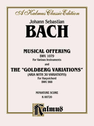 Libro BACH MUSICAL OFFERING M Johann Bach