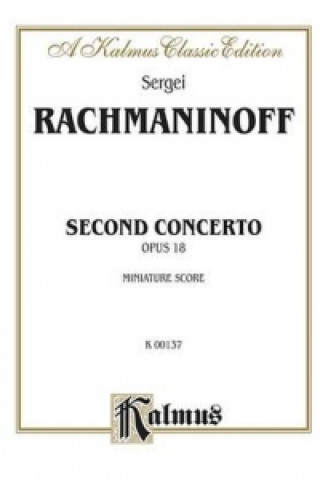 Knjiga RACHMANINOFF PIANO CONC NO2 M Sergei Rachmaninoff