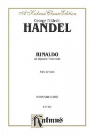 Libro HANDEL RINALDO 1711 GEORGE FREDE HANDEL