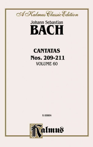 Carte BACH CANTATAS NO209210210A211 Johann Bach