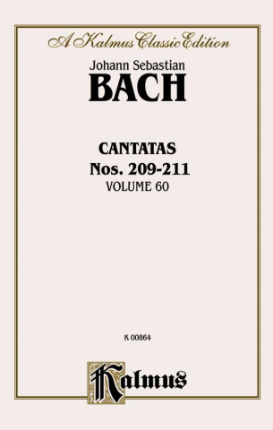 Książka BACH CANTATAS NO209210210A211 Johann Bach