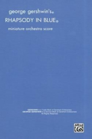 Книга RHAPSODY IN BLUE MINIATURE SCORE GEORGE GERSHWIN