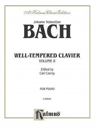 Carte BACH WELL TEMP CLAV V2 CZERNY Johann Bach