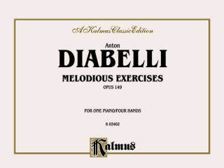 Könyv DIABELLI MELODIOUS EXOP149 1P4 Anton Diabelli