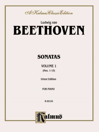 Kniha BEETHOVEN SONATAS COMPLETE VOL1 PIANO LUDWIG VA BEETHOVEN