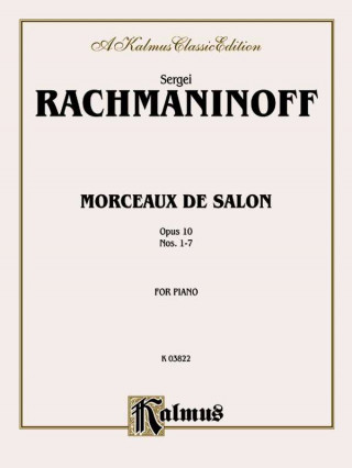 Knjiga RACHMANINOFF PIANO PCSOP1017P Sergei Rachmaninoff