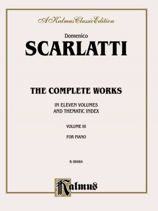 Carte SCARLATTI COMPLETE WKSV3 PS Domenico Scarlatti