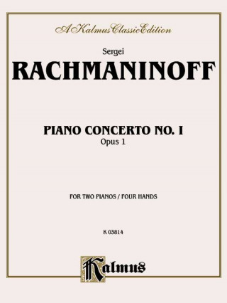 Carte RACHMANINOFF PIANO CONC1 2P4H Sergei Rachmaninoff