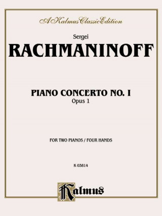 Libro RACHMANINOFF PIANO CONC1 2P4H Sergei Rachmaninoff