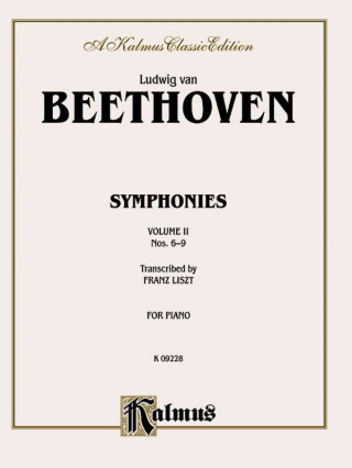 Kniha BEETHOVEN SYMPHONIES NOS69 PIANO L ARR. LI BEETHOVEN