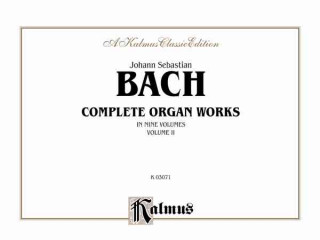 Carte BACH COMPLETE ORGAN WORKS VOL2 O 