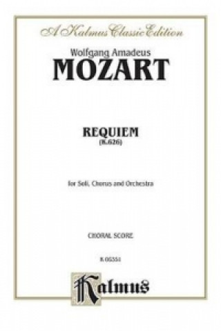 Kniha MOZART REQUIEM MASS V Wolfgang Mozart