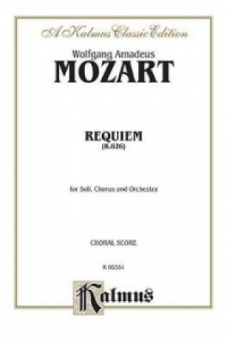 Książka MOZART REQUIEM MASS V Wolfgang Mozart