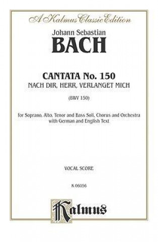 Carte BACH CANTATA NO 150 V Johann Bach