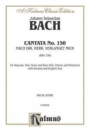 Book BACH CANTATA NO 150 V Johann Bach