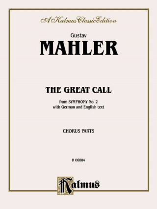 Könyv MAHLER SYMPHONY NO 2 CHORPT Gustav Mahler