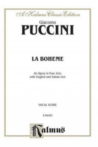 Книга PUCCINI LA BOHEME V Giacomo Puccini