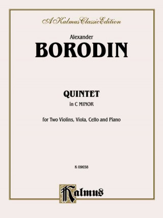 Kniha BORODIN C MINOR PIANO QUINT Alexander Borodin