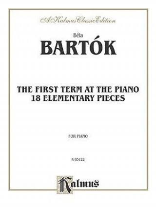 Libro BARTOK FIRST TERM PA B'La Bartk