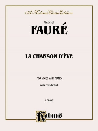 Könyv FAURE LA CHANSON DEVE VOICE Gabriel Faur'