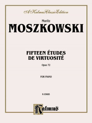 Książka 15 ETUDES OP72 PIANO MOSZKOWSKI