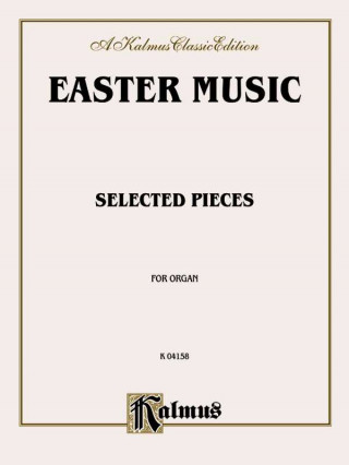 Könyv EASTER MUSIC FOR ORGAN O Alfred Publishing