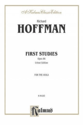 Kniha HOFMANN FIRST STUDIES OP 86 V Richard Hofmann