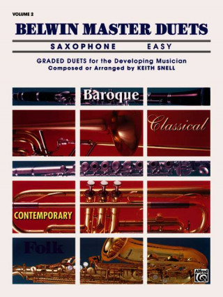 Libro BELWIN MASTER DUETS SAXOPHONE EASY II KEITH  ARRANG SNELL