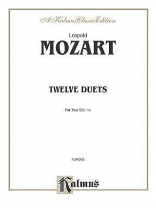 Kniha MOZART L 12 DUETSVLN Leopold Mozart