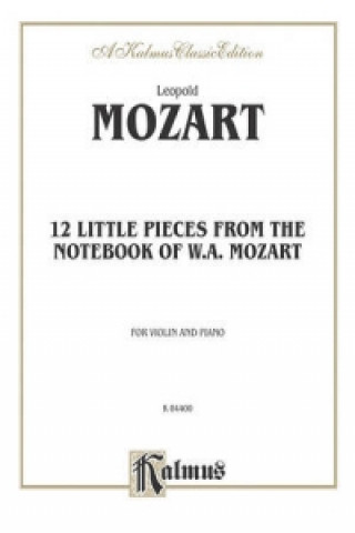 Carte MOZART 12 PCS NOTEBOOKVLN PA Leopold Mozart