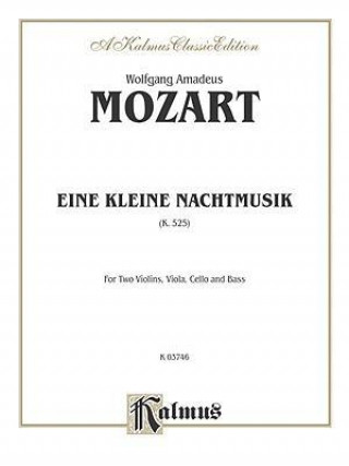 Kniha MOZART EINE KLEINE NACHTMUSIK 4 Wolfgang Mozart