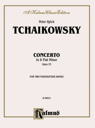 Könyv TCHAIKOWSKY PIANO CONC1 2P4H Peter Tchaikovsky