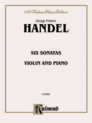 Książka HANDEL 6 SONATAS VLN PIANO George Handel