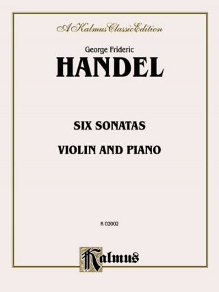 Книга HANDEL 6 SONATAS VLN PIANO George Handel