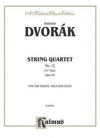 Książka DVORAK STRING QUARTET OP 96 4 Antonin Dvork