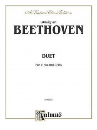 Carte BEETHOVEN DUET VIOLA CELLO Ludwig Van Beethoven