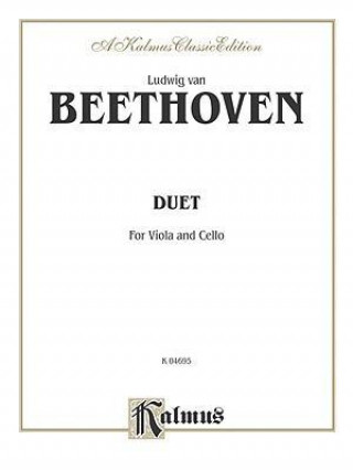 Kniha BEETHOVEN DUET VIOLA CELLO Ludwig Van Beethoven